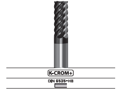 Fresa frontal, 6-8 labios - Corte al centro K80N.37