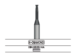 Microfresa frontal, 2 labios – Corte al centro 2201.46
