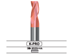 Fresa frontal, 3 labios - Corte al centro 303.62
