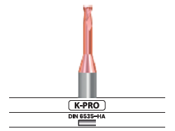 Microfresa frontal, 2 labios – Corte al centro 3201.42