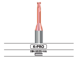 Microfresa frontal, 2 labios, con radio en la esquina – Corte al centro 3401.42