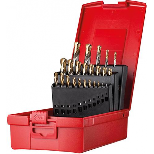 Jg broca corta A022 135G tipo N 2,5xD 24 pzas Punta TiN A088200S Dormer 1088