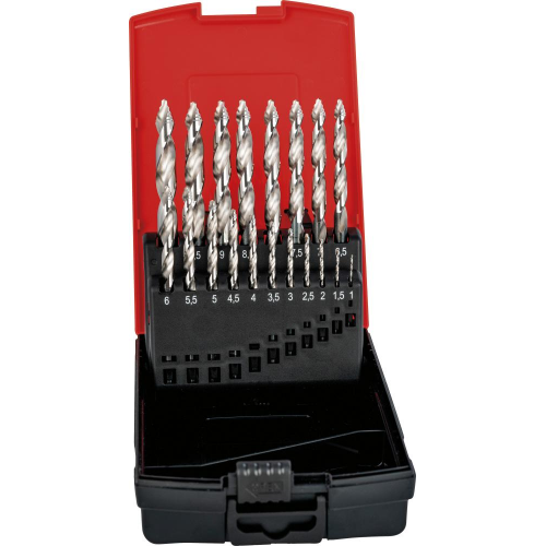 Juego broca espiral HSS Step-Tip DIN338 vaporizado FORMAT 1165