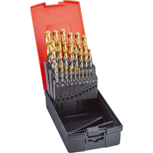 Jgo broca espiral DIN338 HSS TiN-TIP FORMAT 1075