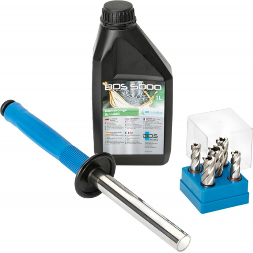 Kit inicio PowerWorker ZST100 para trepanadora c/ iman 7 pzas BDS 1012