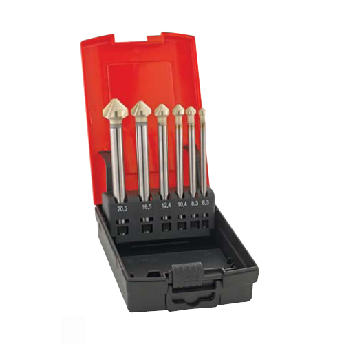 Jgo avellanador cón. HSSE DIN335 cil. 90º frm C paso desig DUO+ largo FORMAT GT 1451