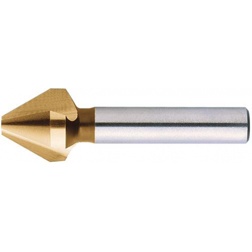 Avellanador conico DIN334 HSS TiN forma C vastago cilindrico 60 FORMAT 1459