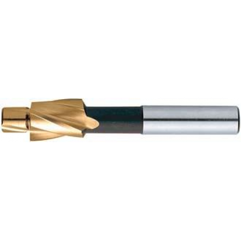 Avellanador plano agjo roscado DIN373 HSS TiN vastago cilindrico FORMAT 1407