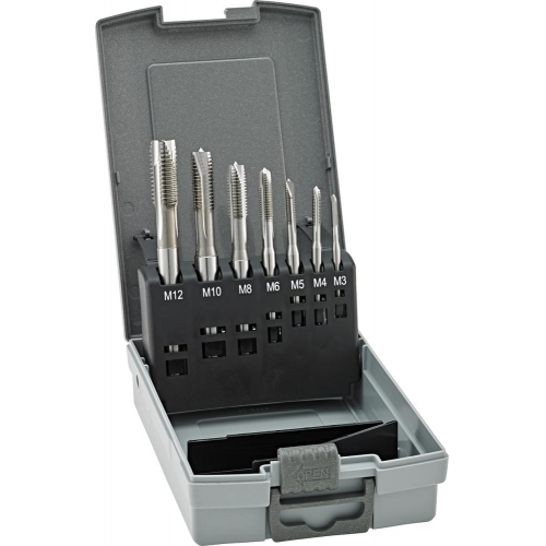 Machos roscar a maquina, juego DIN371/376 HSSE forma C FORMAT 1622