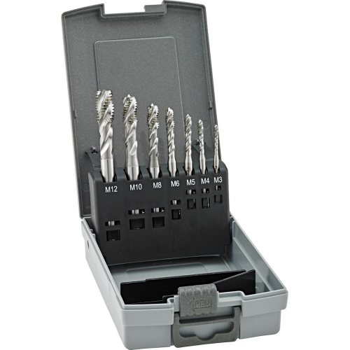 Machos roscar a maquina, juego HSSE tipo GL/GS 40 FORTIS  1623