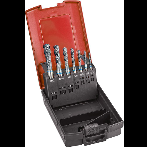 Machos roscar a maquina, DIN376 HSSE TiALN INOX 6HX FORMAT GT 1643