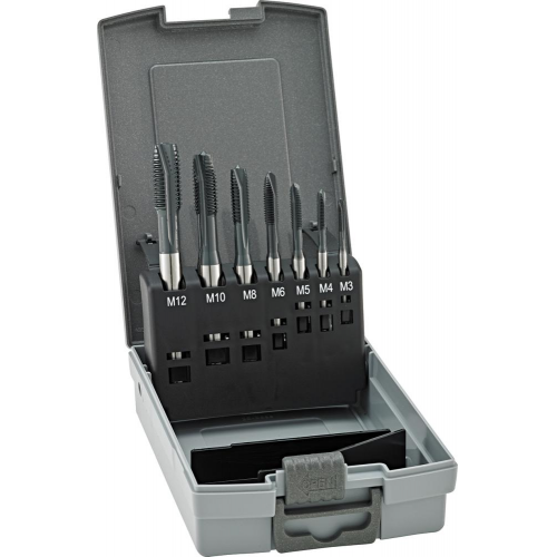Machos roscar a maquina HSSE vaporizada tipo INOX agujero pasante FORTIS 1637