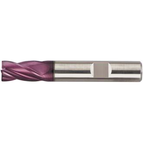 Fresa frontal corta DIN6527 MDI TiALN Z4 FORMAT 2375