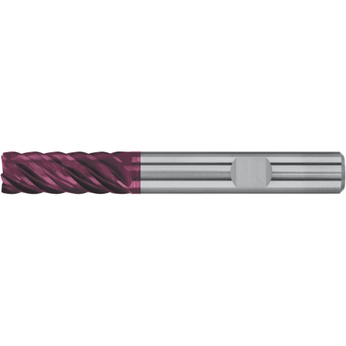 Fresa multiples dientes larga DIN6527 MDI TiALN N vastago HB Z6-8 FORMAT 2383