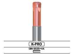 Fresa frontal alto avance, 2-4 labios 3602.52