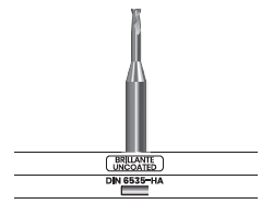 Microfresa frontal, 2 labios, con radio en la esquina – Corte al centro 4401.40