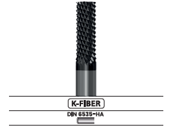 Router, diente piramidal, sin corte frontal 7S01.FF