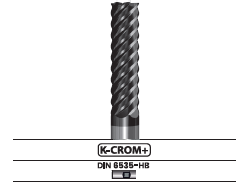 [000007362] Fresa frontal, 6-8 labios, larga - Corte al centro K84L.37