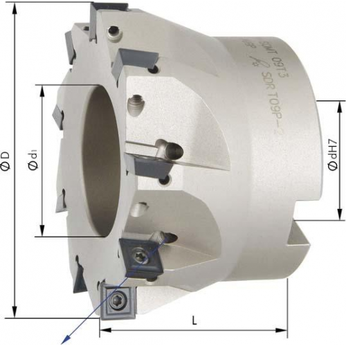 Portacuchillas ang. 90 refrigeracion interna para SOMT09  _ Serie: 2999