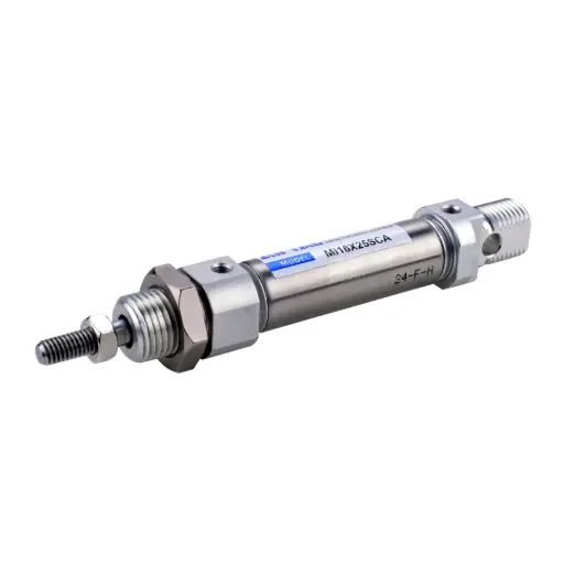 ISO 6432 Cilindro Series MI, MIC Ø 8 a 16