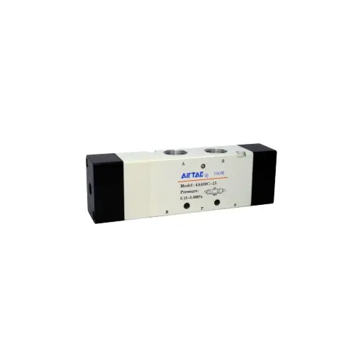 [000850388] Distribuidor 5/3 Neumático Centro Cerrado Serie 400