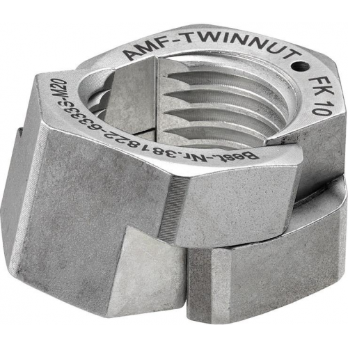 Tuerca TWINNUT sin Garra de apriete completa con reborde 6333S-AMF _ Serie: 3385