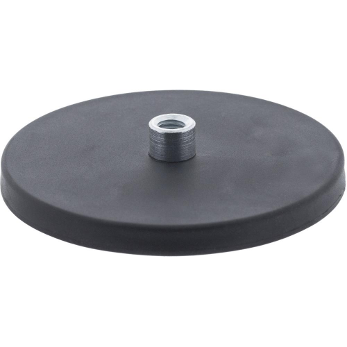 Iman plano de neodinio con protección de neopreno y casquillo roscado FORMAT _ Serie: 3467